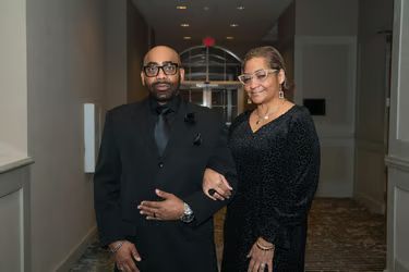 Honors Events — Couple dressed in formal attire
