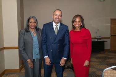 Honors Events — Three community leaders at the gala
