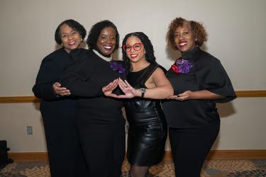 Honors Events — Four women celebrating together